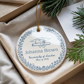 Personalised Graduation Keepsake Bauble 2026, 4 of 6