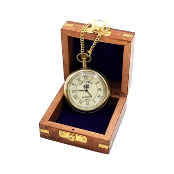 Personalised The Victoria Pocket Watch With Case, 5 of 12