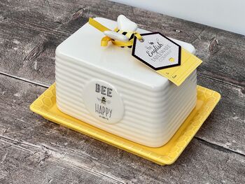 Bee Happy Butter Dish, 2 of 4