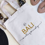 Personalised 'Destination Is Calling' Travel Tote Bag, thumbnail 1 of 7