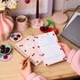 Personalised Cherry Stationery Gift Set, thumbnail 4 of 7