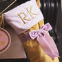 Two Tone Velvet Bow Stocking, thumbnail 2 of 7