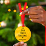 Personalised 'Our First Christmas' Christmas Decoration, thumbnail 1 of 5