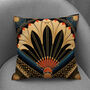 Deco Elegance In Red Art Deco Cushions Design One, thumbnail 7 of 8