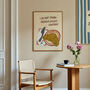 I Do Not Speak French Except Croissant Print, thumbnail 3 of 10