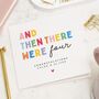 And Then There Were Four New Baby Card, thumbnail 1 of 7