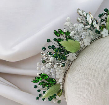 Botanical Fairytale Bridal Crown, 6 of 7