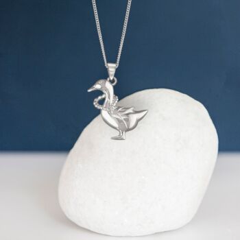 Mother Goose Necklace In Sterling Silver, 4 of 9