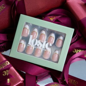 Loste Reusable Press On Nails Gift Set, Perfect Stocking Filler: Trophy Wife, 5 of 5