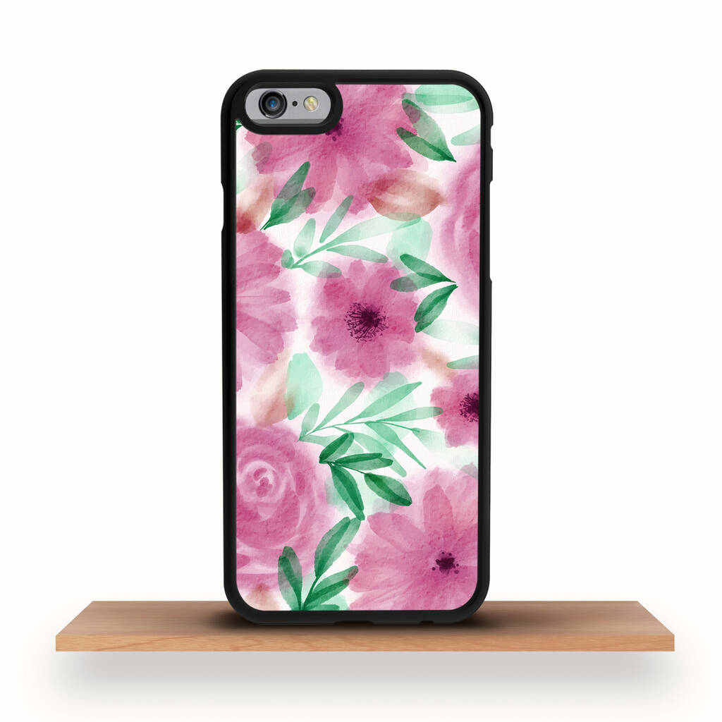 iPhone Case Watercolour Flowers By Crank | notonthehighstreet.com