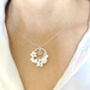 Moonstone And Flower Necklace, thumbnail 4 of 7