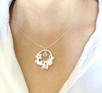 Moonstone And Flower Necklace, 4 of 7