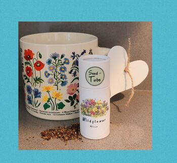 Wildflower Seeds Gift Set With Ceramic Mug, 2 of 7