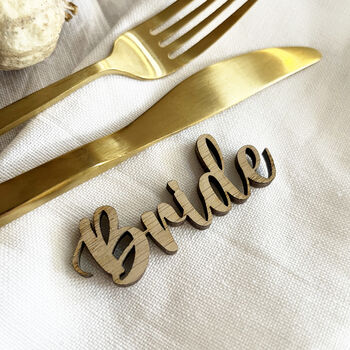 Script Name Wedding Place Setting, 6 of 6