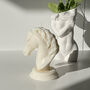 Scented Soy Wax Horse Sculpture Pillar Candle Gift, thumbnail 3 of 5