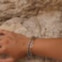 Silver Paperclip Chain Bracelet Adjustable Gift, thumbnail 6 of 8