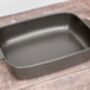 Grey Rectangular Baking Dish With Handles, 41cm, thumbnail 3 of 4