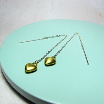 Pull Through Sterling Silver Or Gold Plated Earrings, 3 of 3