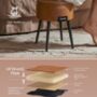 Storage Ottoman Synthetic Leather Dressing Table Stool, thumbnail 6 of 6