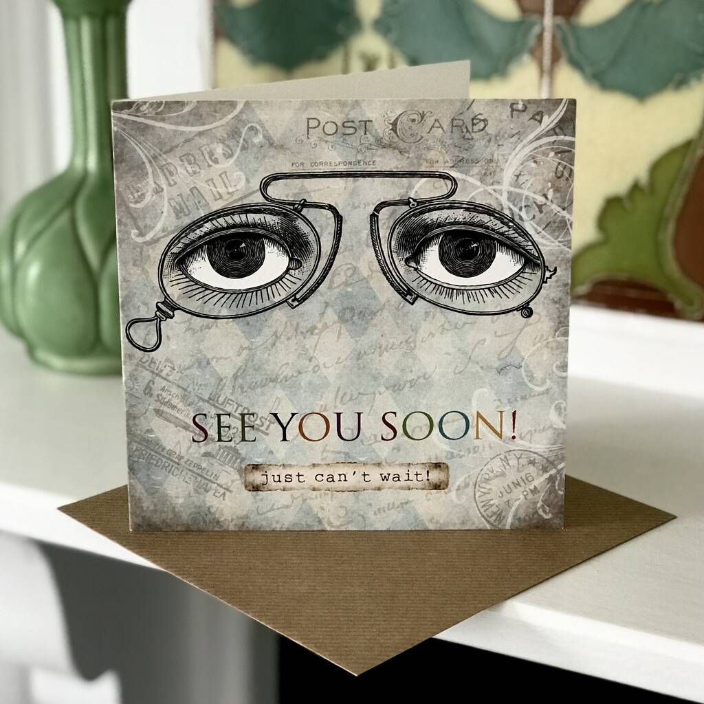 See You Soon Card By lovehart | notonthehighstreet.com