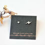 Star And Lightning Bolt Mismatched Earrings, thumbnail 1 of 7