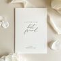 Luxury 'Letter To My Best Friend On My Wedding Day' Card, Elegant Calligraphy Design, thumbnail 8 of 11