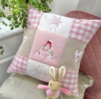 Personalised Alphabet Cushion, 2 of 12