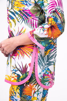 Indian Cotton Bora Bora Print Pyjama Set, 2 of 5