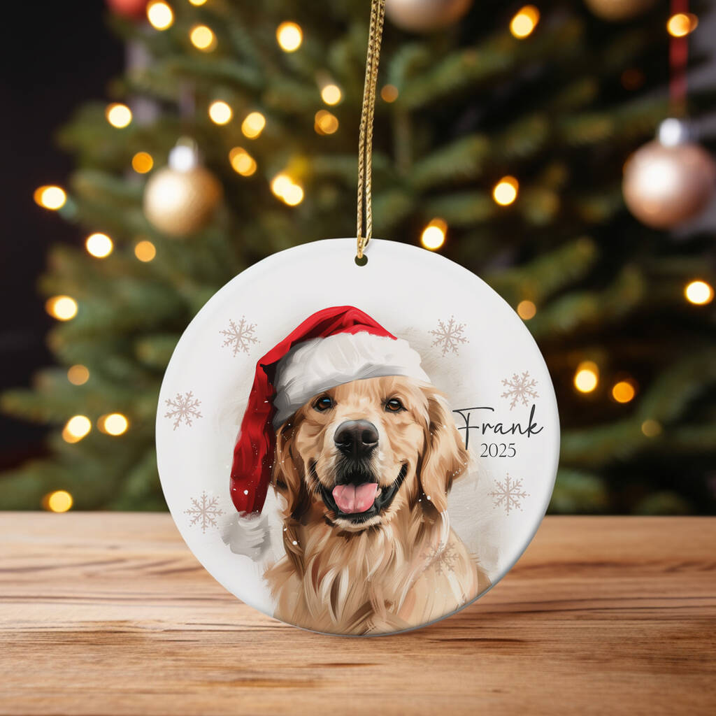 Personlaised Dog Breed Christmas Bauble, 1 of 10