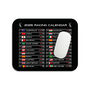 Formula 2026 Racing Calendar Mouse Mat Desk Pad, thumbnail 1 of 3