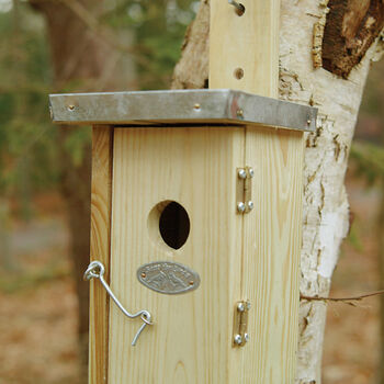 Handcrafted Wooden Wren Nesting Box – Fsc Pinewood, 2 of 4