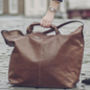 The Finest Italian Leather Travel Bag. 'The Fabrizio', thumbnail 1 of 11