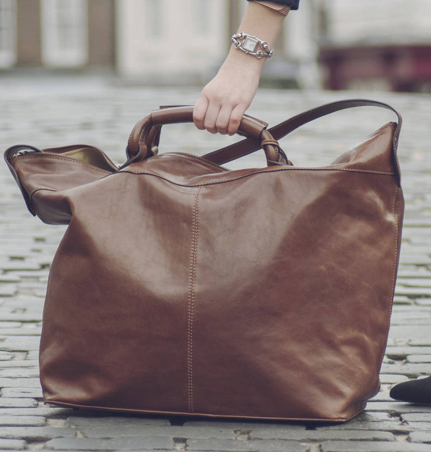 The Finest Italian Leather Travel Bag. 'The Fabrizio', 1 of 11