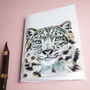Inky Snow Leopard Notebook, thumbnail 5 of 9