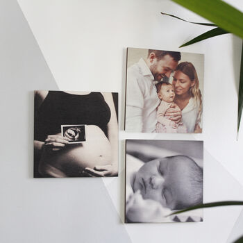 First Father's Day Wooden Photos Letter Box Gift Set, 6 of 10