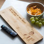 Personalised Cricket Snacks Sharing Platter Bamboo Board, thumbnail 1 of 5