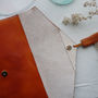 Statement Tassel Leather Clutch, thumbnail 10 of 12