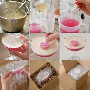 Personalised Heart Scented Candle Gift, 9 of 9