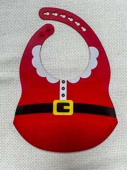 Silicone Christmas Feeding Bib, 3 of 4