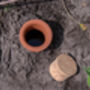 Terracotta Olla Irrigation Pot Watering Reservoir H32cm, thumbnail 3 of 4