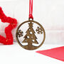Cut Out Christmas Tree Ornament, thumbnail 7 of 8