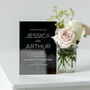 Classic Acrylic Wedding Invitations, thumbnail 4 of 6