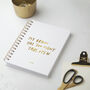 Too Many Tabs Open Hardback Personalised Notebook, thumbnail 4 of 8