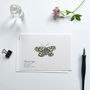 ‘Butterflies’ Set Of Hand Illustrated Postcards, thumbnail 2 of 6