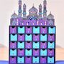 Personalised Midnight Ramadan Countdown Mosque Calendar, thumbnail 3 of 4