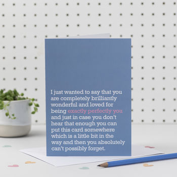 Exactly Perfectly You : Card To Celebrate Someone Great, 4 of 7