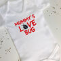 Personalised Love Bug Babygrow, thumbnail 1 of 7