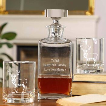 Personalised Decanter And Tumblers Set, 6 of 8