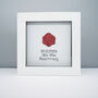 Personalised 16th Wax Anniversary Keepsake Gift Framed, thumbnail 2 of 12