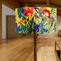 Bright Tropical Pattern Lampshade In Table Or Pendant, thumbnail 2 of 4